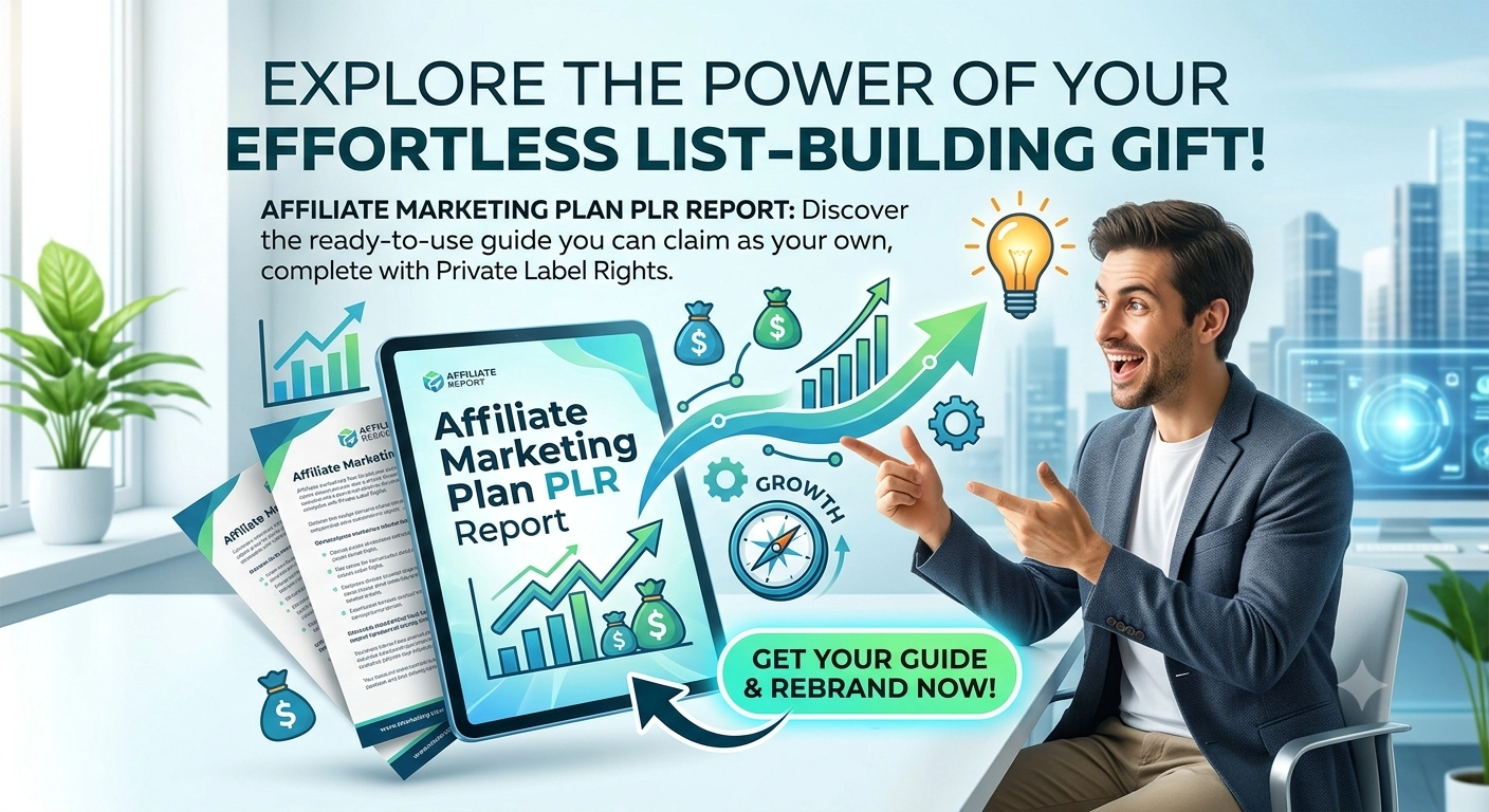 Affiliate Marketing Plan PLR Report