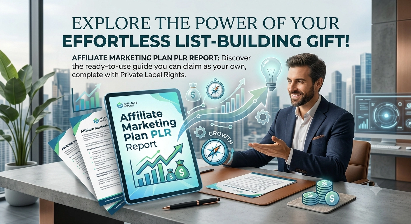 Affiliate Marketing Plan PLR Report
