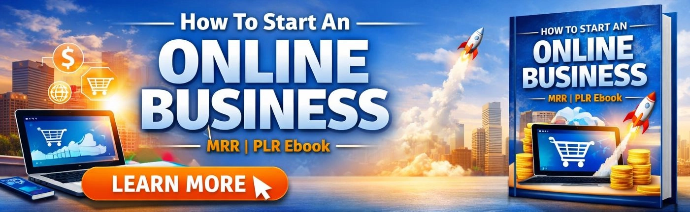 Start An Online Business | MRR PLR Ebook