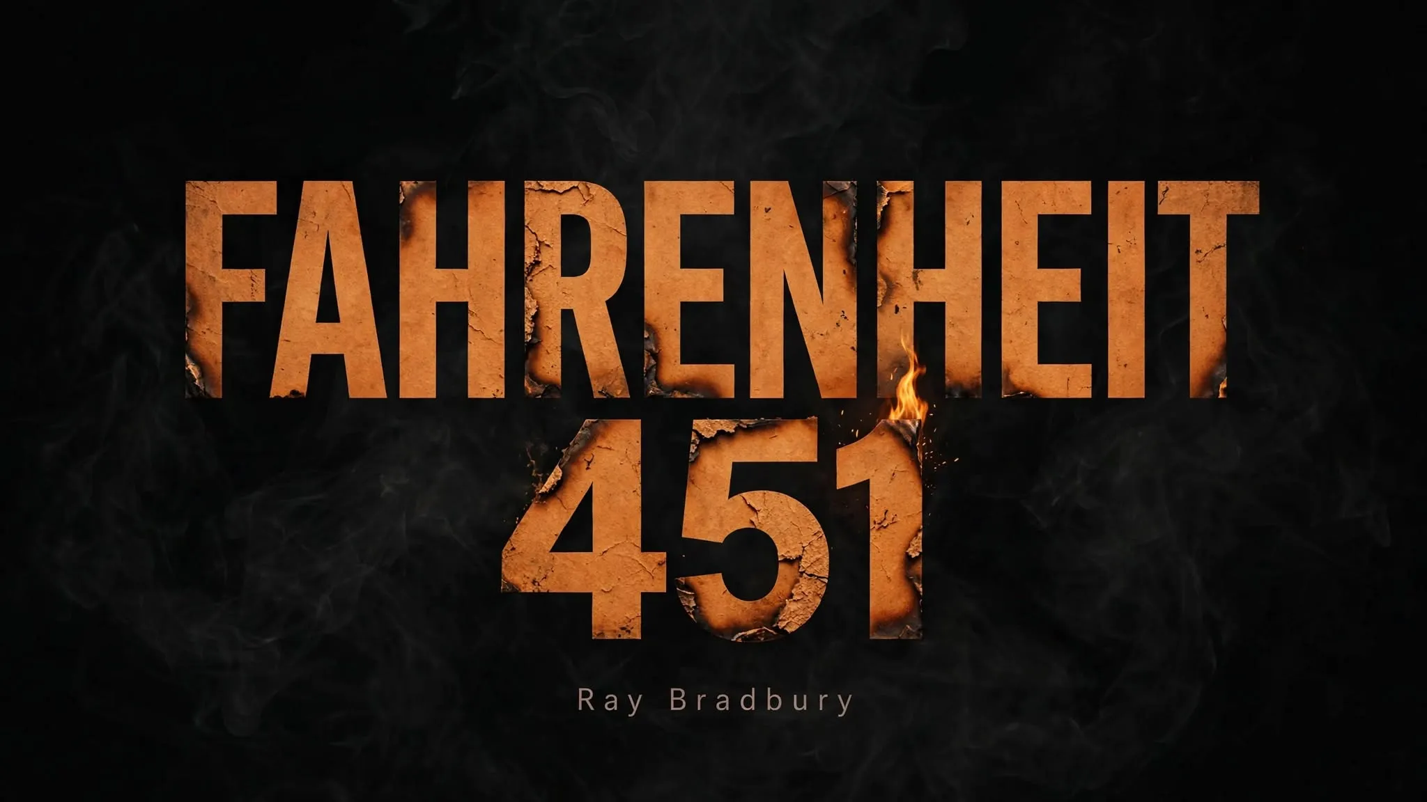 Fahrenheit 451 - 1953 dystopian novel by American writer Ray Bradbury